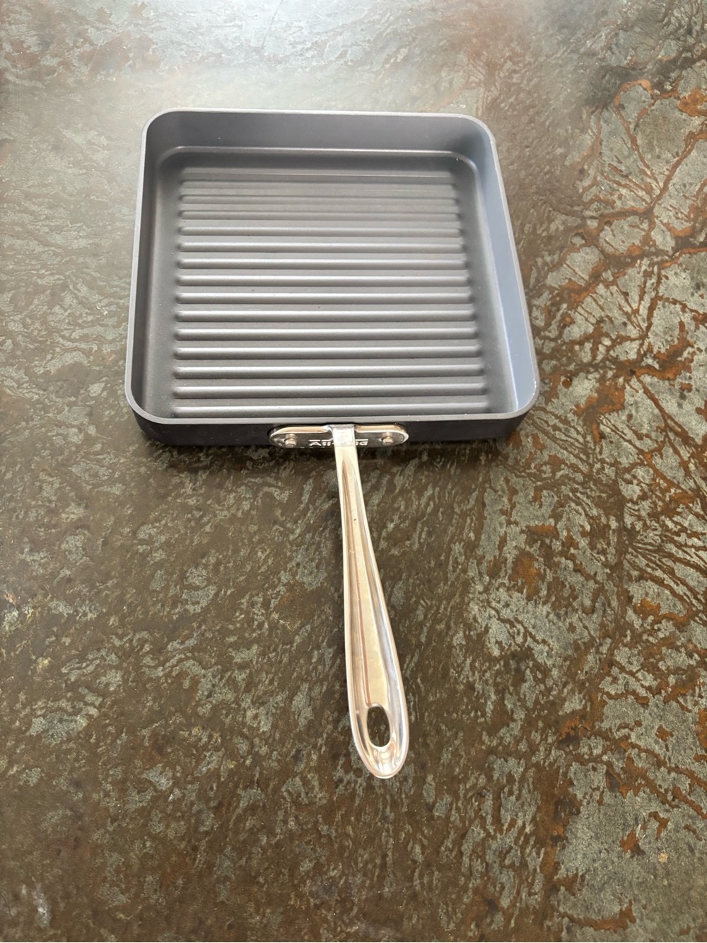 All-Clad Nonstick Square Grill, 11" - Picture 5 of 7